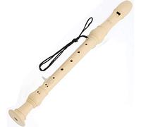 Music Recorder Instrument, Baroque/German 8-hole Alto Recorder, The Art Troupe Professionally Plays Flute Instruments(Milky white,German)