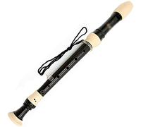Music Recorder Instrument, Baroque/German 8-hole Alto Recorder, The Art Troupe Professionally Plays Flute Instruments(Black,German)