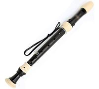 Music Recorder Instrument, Baroque/German 8-hole Alto Recorder, The Art Troupe Professionally Plays Flute Instruments(Black,Baroque)