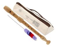 Music Recorder Instrument,Beginner Adult Baroque Alto Recorder, 8-Hole Wooden Professional Playing Flute Instrument, Storage Bag + Cleaning Stick