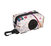 Music Records Blues Music Is My Life Theme,Holder Portable Garbage Bag Dispenser Dog Poop Bag