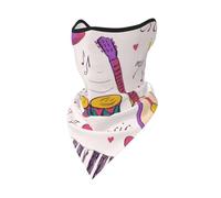 Music Records Blues Music Is My Life Theme Windproof Mask,Neck Gaiter Winter Motorcycle Face Cover