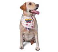 Music Records Blues Music Is My Life ThemeDog Bandanas Cat Puppy Scarfs Washable Pet Handkerchief