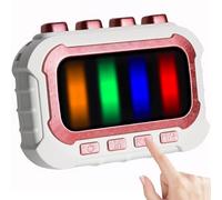 Music Rhythm Game Machine, Fast-Press Reaction Challenge Game for All Ages, Portable Musical Sensory Fidget Toy, Handheld Puzzle Games Console for Home Travel Parties Playroom Social Gatherings