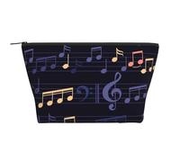 Music-Seamless-Pattern, Toiletry Pouch Makeup Bag Cosmetic Bag Portable Travel Toiletry Bag