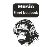 Music Sheet Notebook: Blank Pages for Creative Composition | Staff Paper for Early Learners | 100 pages | 8,5 x 11 inches