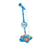 Music Sing Microphone Toy with Flashing Stage Lights for Kids Birthday Gifts Blue 100x21 cm
