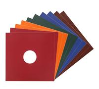 Music Sleeves - Blank Album Sleeves, 10 Vinyl Sleeves | 12 Inch Cardboard Vinyl Pouches, Pattern Center Hole For Records