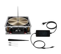 Music Solid State Tesla Coil Artificial Lightning Arc, Touchable Artificial Lightning Spark Gap Arc, Plasma Loudspeaker Wireless Transmission Experiment Science Desktop Toy Model,Music Coil