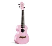 Music Soprano Ukulele Bundle with Canvas Tote Bag Strap and Picks Color Series 23-Inch Female Student Hawaiian Small Guitar Pink Uklele Instrument