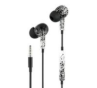 Music Sound AUINEARMSFAN221 Fantasy Intra-auriculaires Wired In-Ear Headphones with Microphone - 3.5mm Jack - 1.2m Tangle-Free Cable - Graffiti Design