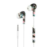 Music Sound | Fantasy In-Ear Earphones | Wired Earphones with Microphone - 3.5 mm Jack - Flower Pattern, One Size