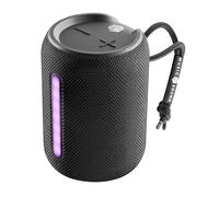 Music Sound Hype 10 Bluetooth Speaker 10W - Powerful Bass Music Playback - IPX6 Certified Water Resistant - with RGB Lights - 5 Hours Playtime - Black