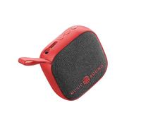 Music Sound - MINI - Bluetooth Speaker - Power 3 WATT - Play Time 4 hours - Compact and portable - Soft and colorful fabric finish - Red