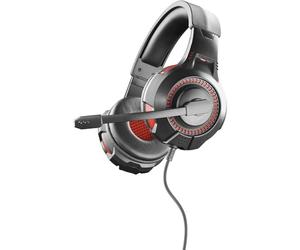 Music Sound Wired Headphones Over Ear Gaming On-Ear Gaming Headset with Cable and Built-in Microphone 3.5 mm Jack Plug Sensitivity of 116dB Frequency 20Hz - 20,000Hz, Black