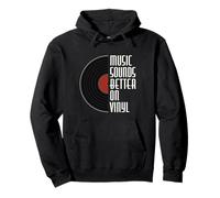 Music Sounds Better on Vinyl - Record Lover - Audiophile Pullover Hoodie