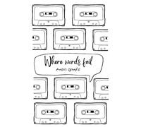 Music Speaks Blank Sheet Music Notebook: Pocket Size A5 Blank Sheet Music Notebook, Great for On The Go Ideas, Perfect For Students, Musicians | 100 pages