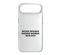Music Speaks Where Words Run Out Case for iPhone Air