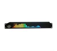 Music Spectrum Display, 31-Bands Full Color Audio Display, Dual Channel 15-Bands Digital Equalizer Remote Control For Home Decor