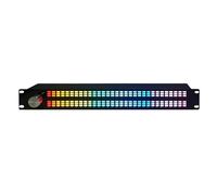 Music Spectrum Equalizer, Audio Spectrum Analyzer, Dual 15-Segment Synchronous Adjustment, Built-in 6 Sound Effects + 10 User-defined Sound Effects, for Performance Bar