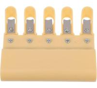 Music Staff Drawing Tool for Blackboard, Yellow Plastic Staff Scribe with Five-Line Ruler for Music Notation