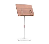 Music Stand Bracket Reading Bracket Student Painting Stand Retractable Music Stand Back Book Shelf Piano Score Floor Stand Sheet Music Stand(White,S)