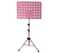 Music Stand Foldable Lifting Black Guitar Music Stand Music Stand Bold Thick Large Music Stand Guitar Violin Ancient Sheet Music Stand(Pink)