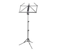 Music Stand Foldable Portable Music Stand Adjustable Height Music Stand Multi-function Music Bookshelf Music Stands For Sheet Music(Black)