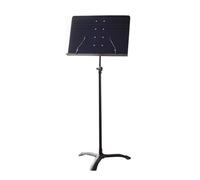 Music Stand, Folding Music Stand, for Sheet Music Pages, Scores, and Books, Adjustable Height and Angle. (Color : Black, Size : 18.8x14.1x64.9in/48x36x83cm)