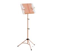 Music Stand for Sheet Music, Adjustable Musical Instrument Music Stand Household Folding For Performance Sheet Music for Violin Players(Pink)