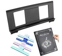 Music Stand for Sheet Music. Compatible with Yamaha PSR/YPT/KB/P/DGX Series Keyboard Music Score Stand, Keyboard Sheet Music Stand with 4 Music Book Clip.1 Sheet Music Folder