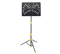Music Stand for Sheet Music, Height Adjustable Music Holder Portable Music Stands Guitar Violinist Sheet Music Book Stands Sheet Music for Violin Players(Yellow)