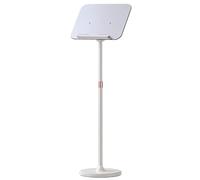 Music Stand for Sheet Music, Multifunctional Music Stand Height-Adjustable Music Stand Music Bookshelf Music Table Stand Sheet Music for Violin Players(White)