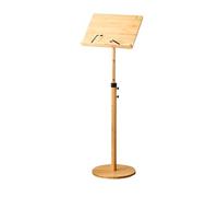 Music Stand for Sheet Music, Wooden Music Stand With Round Base Adjustable Height Suitable For Violin Guitarist Band Sheet Music for Violin Players