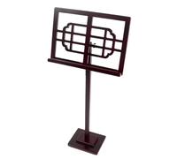 Music Stand for Sheet Music, Wooden Music Stands Portable Music Holder Vintage Style Sheet Music Stands For Choir Church Sheet Music for Violin Players(Bruin)