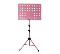 Music Stand Frosted Professional Music Stand, Foldable Portable Lifting And Bolding Music Table, Guzheng, Guitar, Violin Music sheet Stand(Pink)