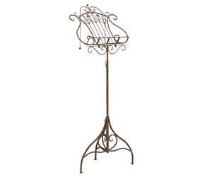 Music stand iron stand baroque to 125cm multicolored lyra clef