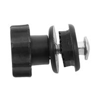 Music Stand Knob 0.6cm Tightening Screw, Clamp Handle for Musicians | Black Plastic Metal Part, Portable Precise Control for Piano Book Rack and Universal Fit, Keyboard Music Rest