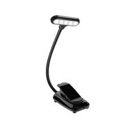 Music Stand Light 360° 3 Adjustable Brightness Levels Music Score Light Gooseneck Clip On Desk Lamp for Piano Sheet Reading