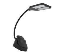 Music Stand Light with Adjustable Hose, 3 Brightness Modes, Clip On Design, Dual Power Supply, Great for Piano, Rechargeable, USB Powered