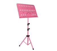Music Stand Music Stand Guzheng Playing Guitar Violin Portable Music Stand Three-stage Lifting Conductor Music Stand Music sheet Stand(Pink)