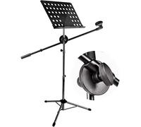 Music stand， Music Stand With Microphone And Tablet Holder Multiple Heights And Styles(Style 3,70140cm)