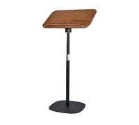Music Stand, Portable Music Stand, Made of Wooden and Metal Build, Height Adjustable Floor Holder Stand. (Color : Brown, Size : 35.4in/90cm)