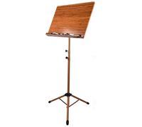 Music Stand Portable Sheet Music Stand Sheet Music Stand Bamboo Book Stand Adjustable Height Heavy Duty Tripod for Instrumental Performance, Wood B