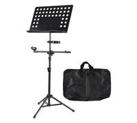 Music Stand Sheet Music 3-in-1 Professional Sheet Music Stand Detachable Microphone Phone Holder Metal Height Adjustable Tripod