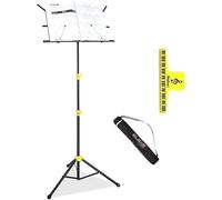Music Stand, Sheet Music Stand, Foldable Metal Music Stands Adjustable Height Music Holder Portable Sheet Music Stands with Music Holder and Carrying Case