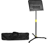 Music Stand, Sheet Music Stand, Music Stands 2 in 1 Dual-use Folding Music Holder Adjustable Height Metal Sheet Music Stands with Portable Book Stand