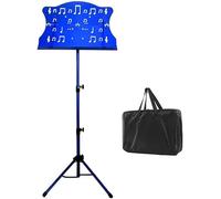 Music Stand, Sheet Music Stand, Music Stands Adjustable Height Music Holder 2 in 1 Metal Sheet Music Stands with Handbag Folding Desktop Book Holder