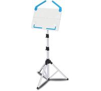 Music Stand, Sheet Music Stand, Portable Music Stands Universal Professional Music Holder With Storage Bag Folding Sheet Music Stands Adjustable Height(White)