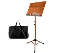 music stand, Violin Music Stand, Two-in-one Dual-use Bamboo Book Stand, Sheet Music Stand Wooden, Stands For Easy Viewing While Practicing